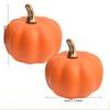 2Pcs Artificial Pumpkin Set, Faux Pumpkin Simulation Pumpkin Model, Decorative Fake Pumpkin for Halloween Thanksgiving Table Centerpiece
