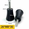 10Pcs Rubber Adjustable Feet Pad With Screw M6 M8 M10 Table Chair Balck Leveling Foot Pad Furniture Leg Anti-shock Protection
