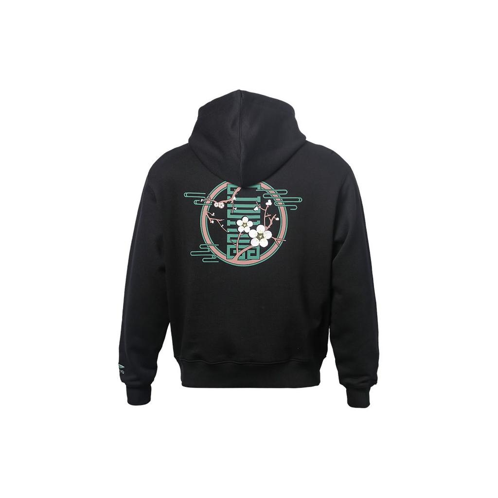 Li Ning Seria Piłkarska Sportowa Casualowa Oddychająca Bluza z Kapturem Pulower Męska bluzy Czarna AWDR301-3