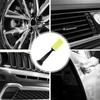 Car Interior Dust Brush Interior Car Detail Dust Brush Curved Handle Interior Cleaning Tool For Dashboard Air Vent Center