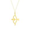 Cupid's Arrow Stainless Steel Clavicle Necklace for Women - Fashionable, Retro, Versatile Jewelry