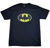 Batman Classic Logo Black TShirt Cotton Blend Adult039s Size S3x Unisex T-Shirt
