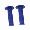 2PCS Blue Soft Handle Grips Silicone Material Motorcycle Grips Universal Handlebar Grips  For Quad