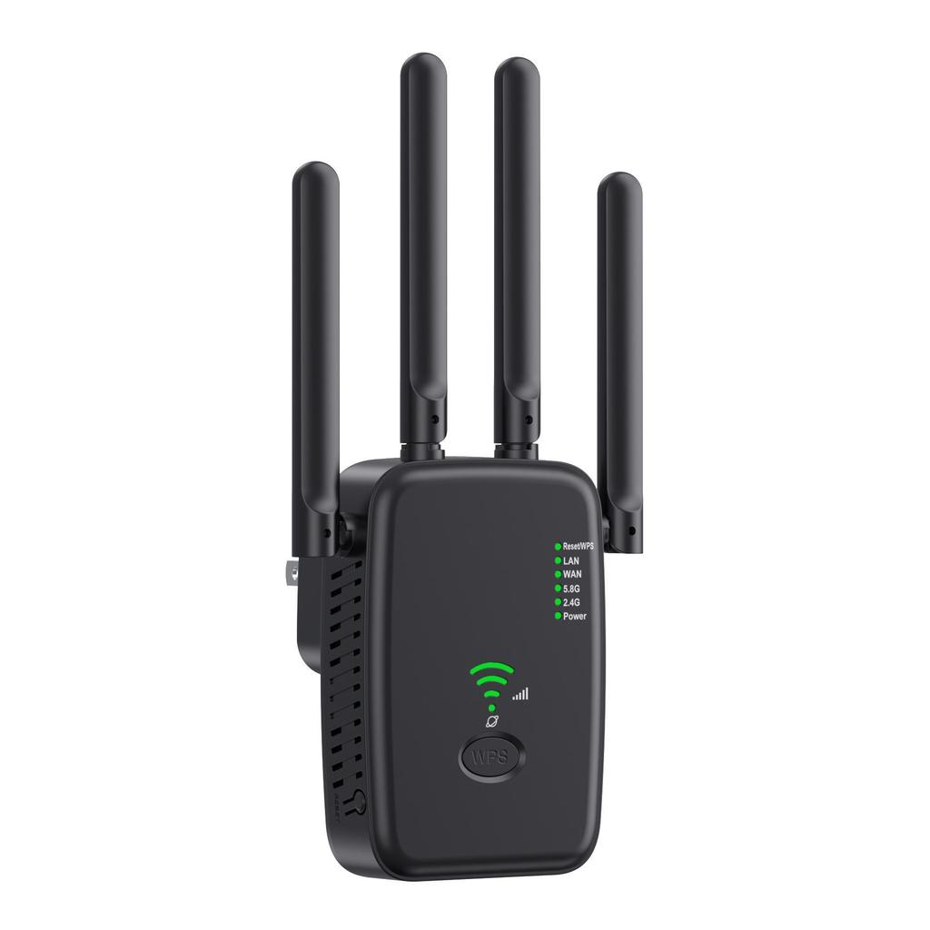 Dual-Band 1200M WiFi Signal Amplifier Extender (2.4G/5G)