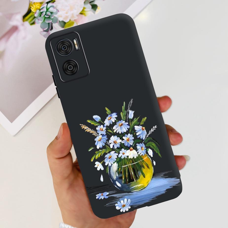 For Motorola Moto E22 Case Moto E22i New Fashion Painted Back Cover Soft Silicone Phone Case For Moto E22s E22i MotoE22 I Fundas