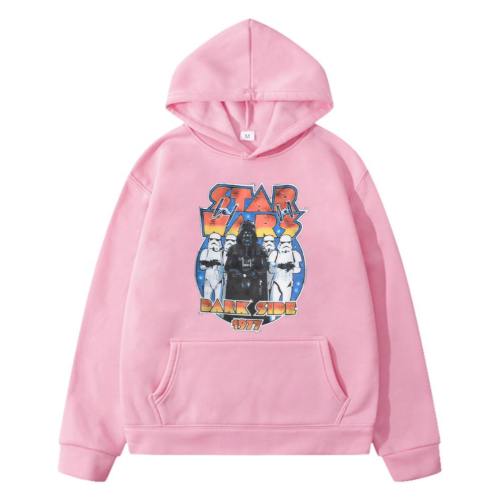 stars wars print Kawaii hoodie Fleece sweatshirt boy pullover y2k sudadera anime hoodie Cartoon Jacket kids clothes girls