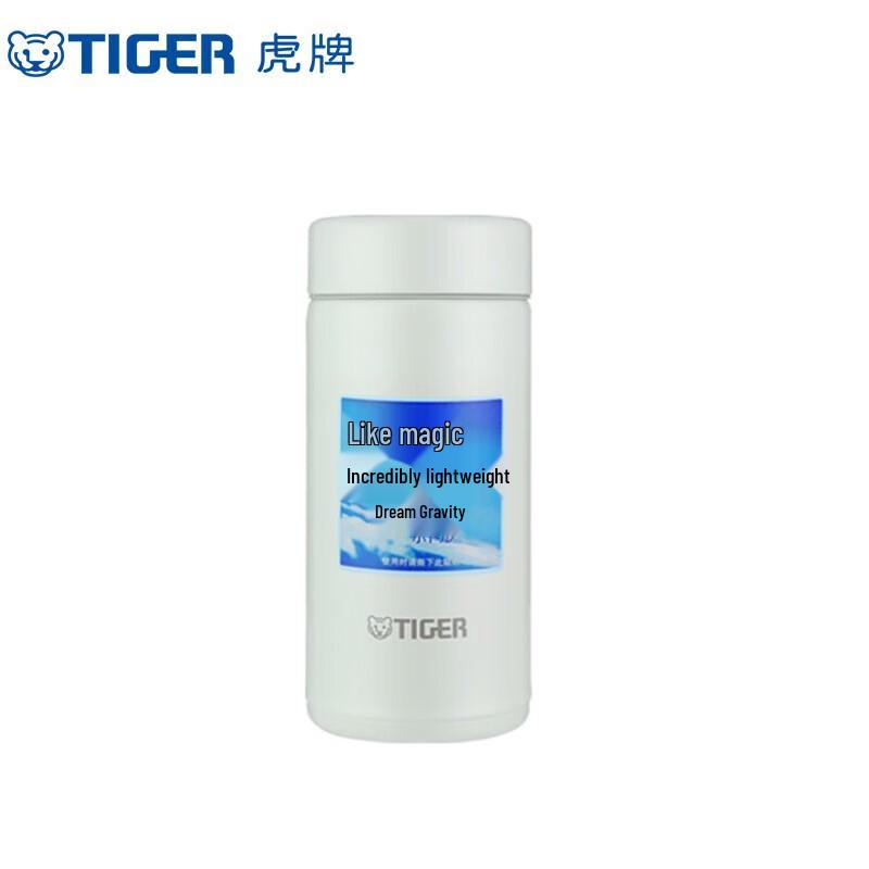 

Tiger 200ml Lightweight Stainless Steel Vacuum Insulated Bottle