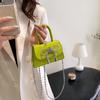 Bow Design Solid Color Mini Shoulder Bag Pu Leather Flap Crossbody Bags For Women 2024  Female Chain Purse And Handbags