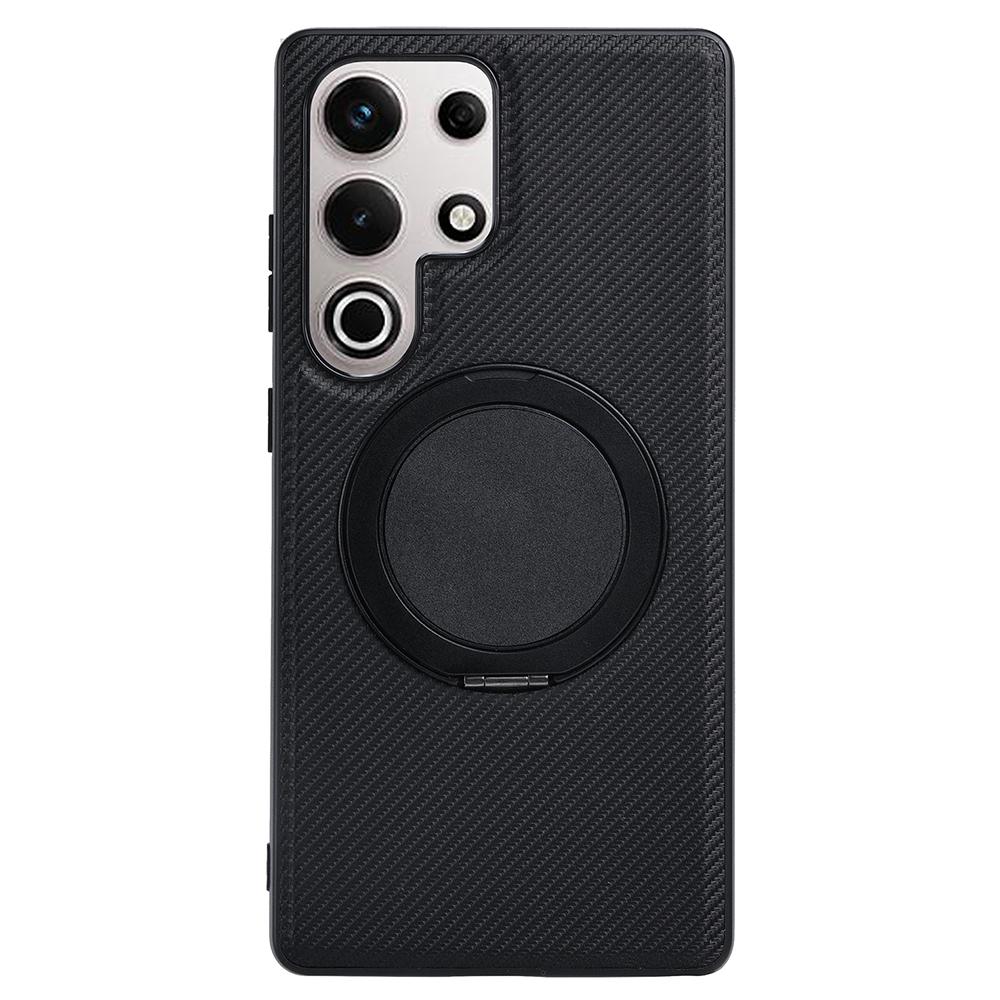 

VILI TCY Series for Samsung Galaxy S25 Ultra Magnetic Phone Case Ring Kickstand PC TPU Back Cover Style A
