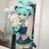 19-21cm Sexy Girl Hatsune Miku Anime Figure Fashion Subclture Miku Action Figure Christmas Gift PVC Collection Model Doll Toys