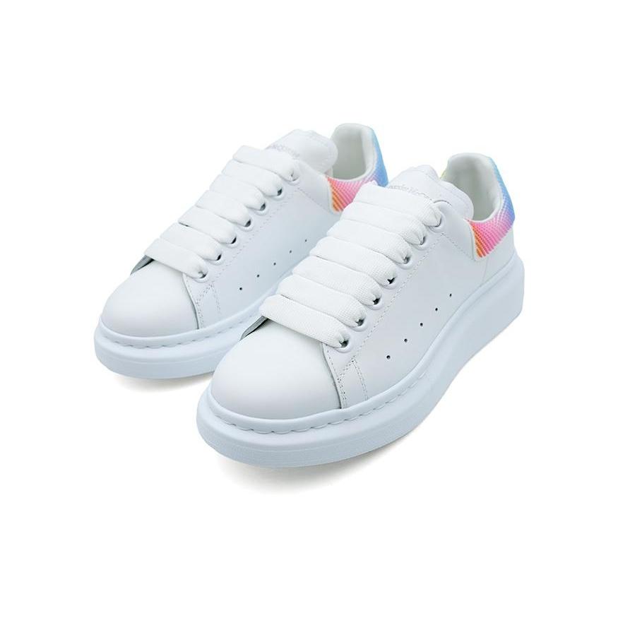 (WMNS) Alexander McQueen Larry Oversized Low-Top Sneakers 'White Multi' Women's 708070WICG49035