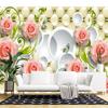 Flower Wallpaper Simple Fashion Floral Wall Murals Wallpapers For Living Room Bedroom Home Decor