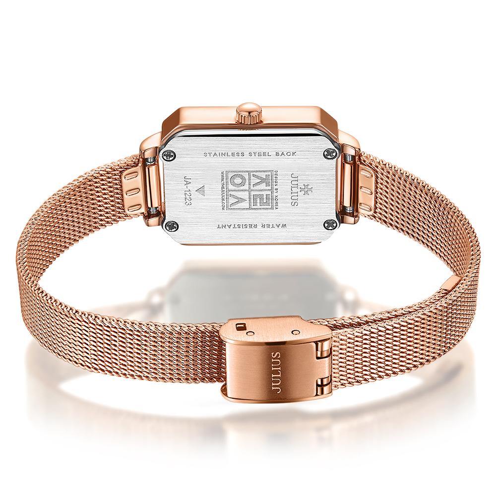 Jyullieoseu Ja-1223 Feminine Square Women'S Metal Watch