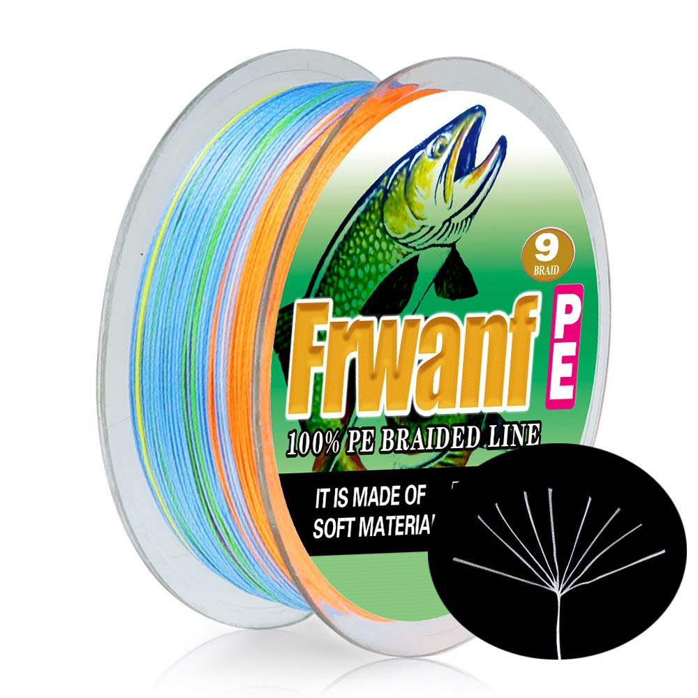

Леска Frwanf X9 300м 9 плетеных нитей одного цвета многоцветная