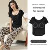 Women's Summer Modal Short Sleeve & Long Pants Fashionable Homewear Set