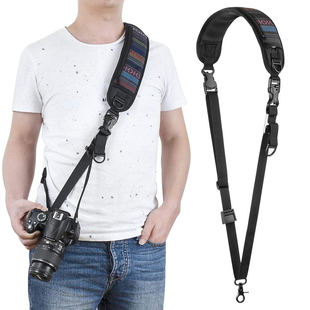 waka Camera Neck Strap with Quick Release and Safety Adjustable Camera Shoulder Sling Strap for Olympus DSLR Cameras Retro Tether, Nikon, Canon, Sony,