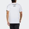 T Shirts Men's White Crew Neck Moderate Straight Fit GN7343
