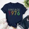 Vintage 1976 Shirt 50th Birthday Shirt 50th Birthday Gift for Dad Mom 50th Birthday Gift Retro Tops Gift for Unisex Women