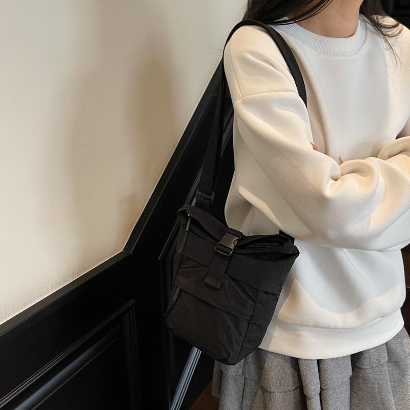 Kleine Tasche Damen Umhängetasche Einfarbig Schultertasche Handy-Tasche