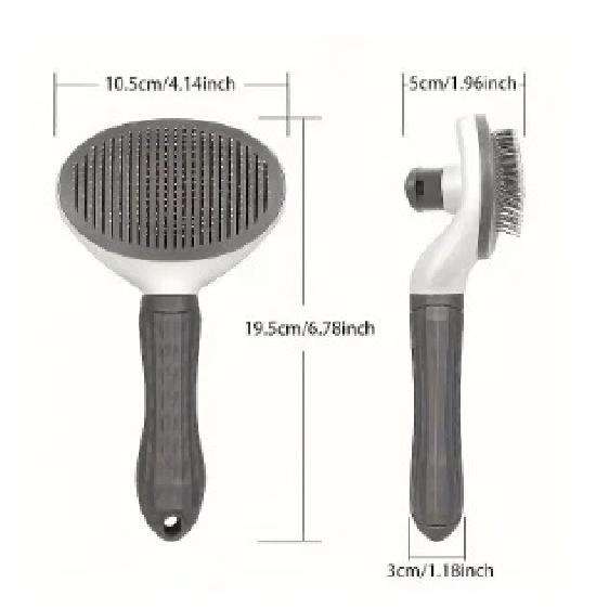 1PC Pet comb with one-button press to remove loose hair and shedding, special comb for dogs and cats, pet supplies