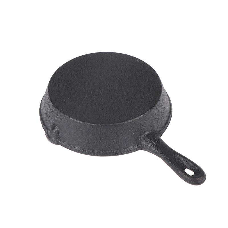 Mini Cast Iron Frying Pan Non-Stick Omelette Pan Portable Small Frying Pan Skillet With Double Drip-Spouts For Stove Oven