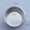 30Pieces Candle Making Kits Aluminum Tins Jars Cups for DIY Scented Candle and Crafts Tealight Round Containers Mold