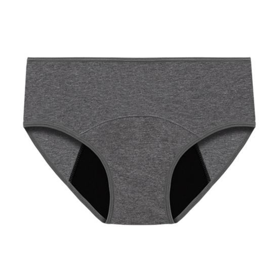 Bawełniane majtki hipsterki dla kobiet Miękkie Pełne Krycie Średni Stan Bielizna na okres Obfity przepływ Nieprzeciekliwe Majtki menstruacyjne