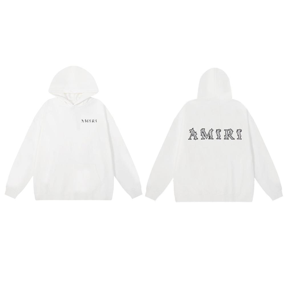 Men's Hooded Sweatshirt - American Trend, Letter Print, Cotton Terry Cloth