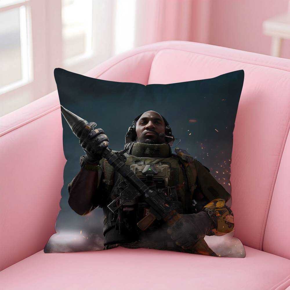 

Cool Game D-Delta Force Pillow Case pattern printing pillowcase living room sofa cushion cover bedroom room decor 16x16Inch