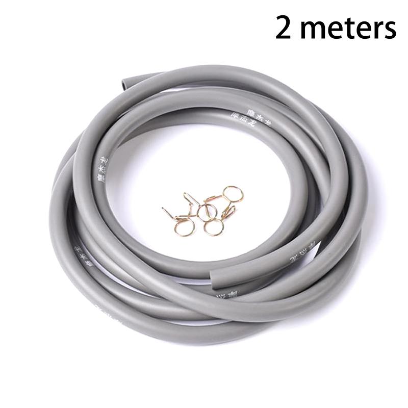 

Бензопровод для мотоцикла, скутера, квадроцикла, мопеда, кроссового мотоцикла, топливный шланг, бензиновая трубка, чашка масляного фильтра, аксессуары для карбюратора 2 meters серый