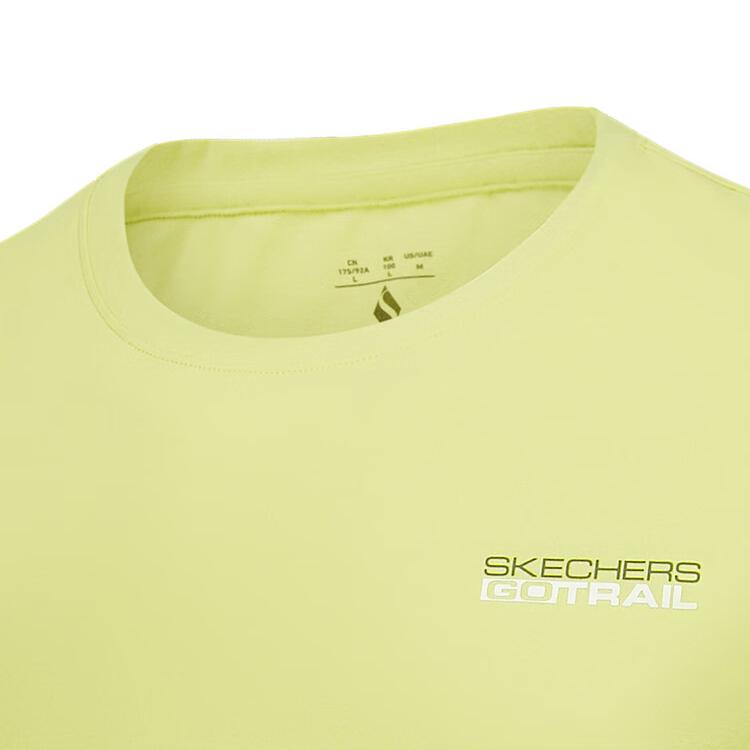 Skechers Casual Loose Round Neck Short Sleeve T-Shirt Men tops Bodhi-Green P225M177-05KK