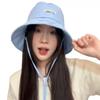 Summer Foldable Fisherman Hat With Sun Protection For Women