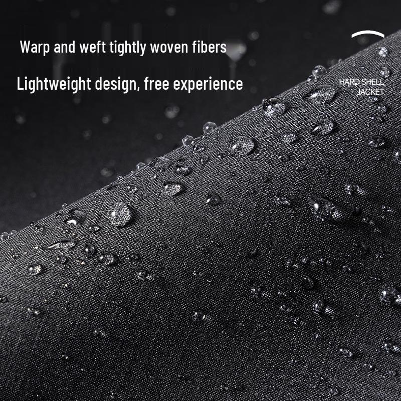 JEEP SPIRIT Men's Spring Windproof Waterproof Hooded Jacket