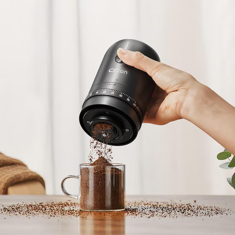 CLITON Electric Coffee Grinder & Pour-Over Set