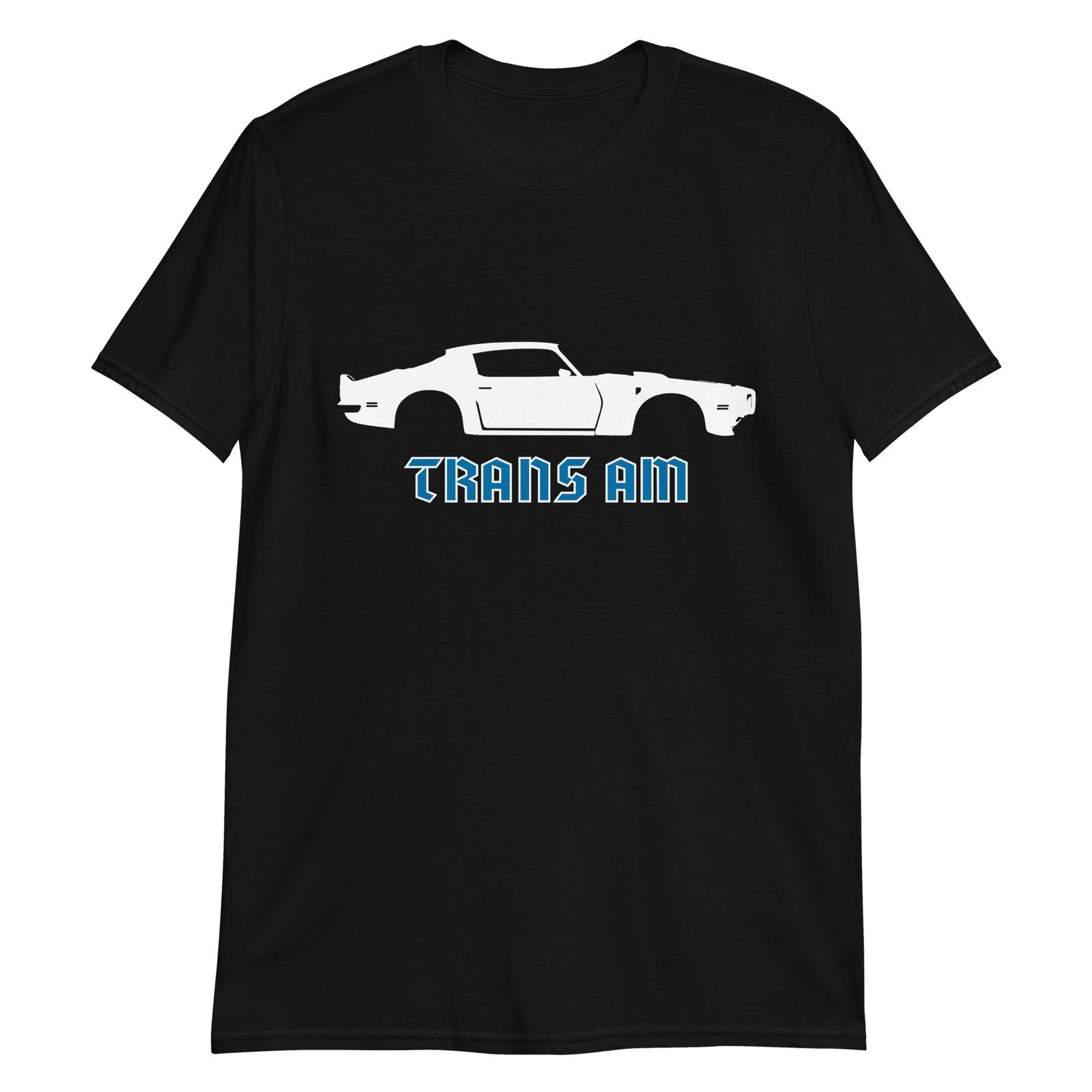 1970 Firebird Trans Am Muscle Car Collector Cars Custom Stencil Art T-Shirt L