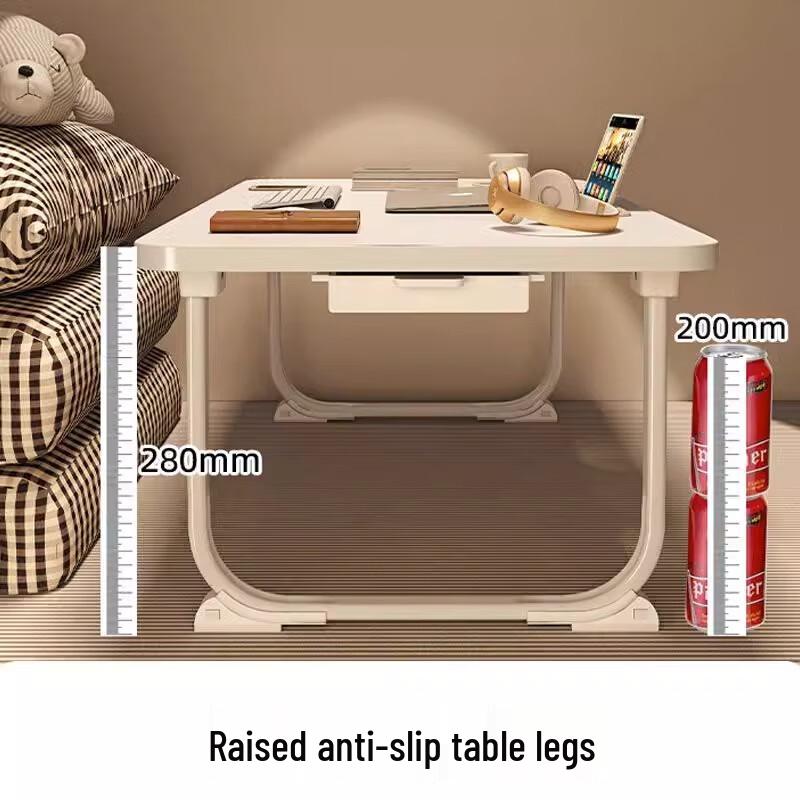 Foldable Bed Desk with Storage