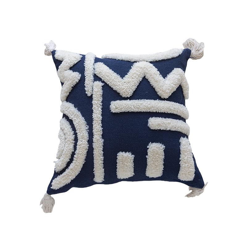 

Новая наволочка для диванной подушки в скандинавском стиле Мягкая, удобная, модная, простая и компактная хлопковая наволочка 45 * 45 without core