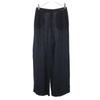 Emporio Armani Made In Italy Wide Straight Pants 38 Black Women Used