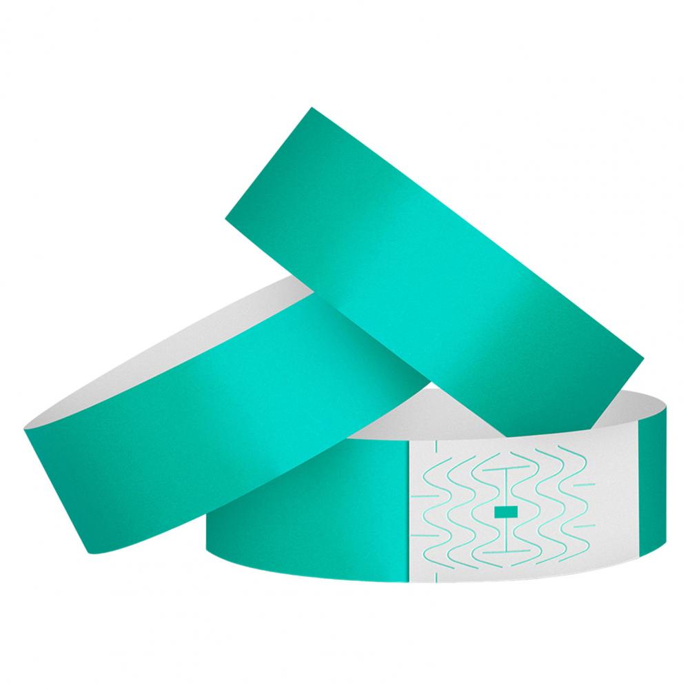 100Pcs Synthetic Paper Wristbands Disposable Waterproof Wrist Strap Event Identification Bracelets Removable Wristband Tape