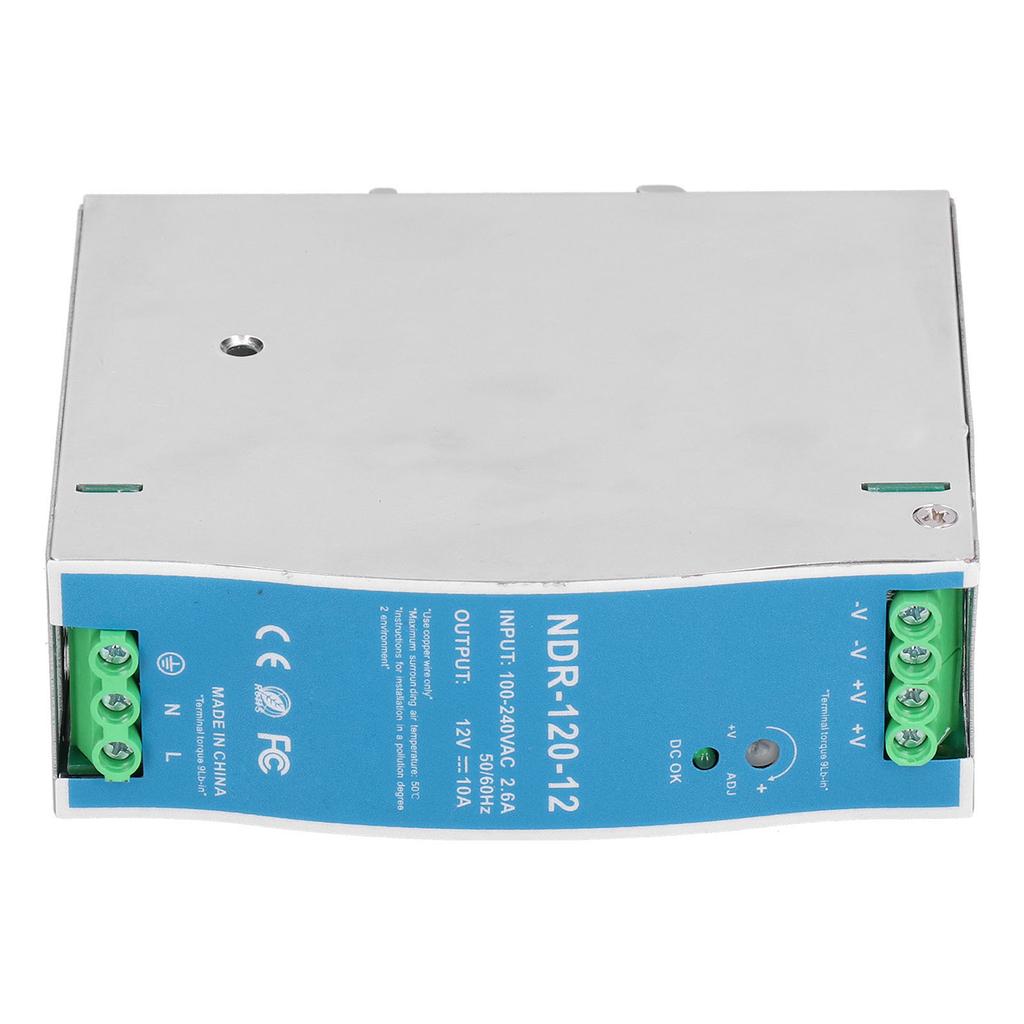 NDR?120?12 Rail Power Supply Switch 10A 120W Industrial Rail Power Supply AC100?240V