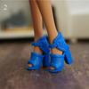 1/6 Doll Shoes Fashion High Heels Hollow Sandals Sneakers Long Knees Boots For Foot Length 2.2cm Female Dolls Accessories Toys