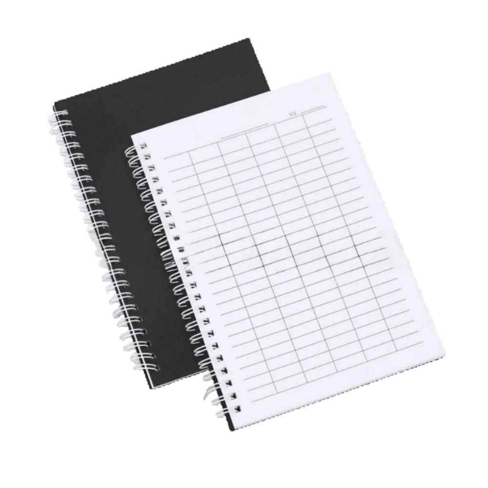 Blank Grid Financial Record Book Sturdy Cover Inventory Log Book  Financial Record Keeping