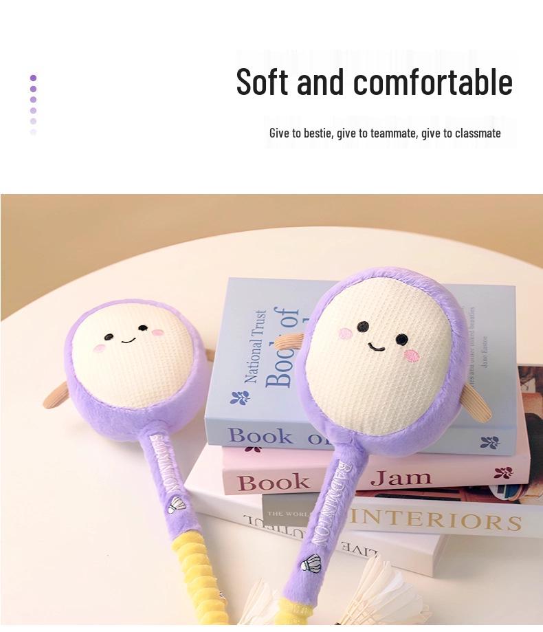 Transforming Sports Ball Plush Toy - Tennis, Badminton, Basketball Doll - Gift for Kids & Boyfriend