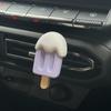 Original Copyright Air Vent Diffuser Stone Ice Cream Cool Cute Aromatherapy Decoration Car Accessory for Girls Perfume Essential Oil