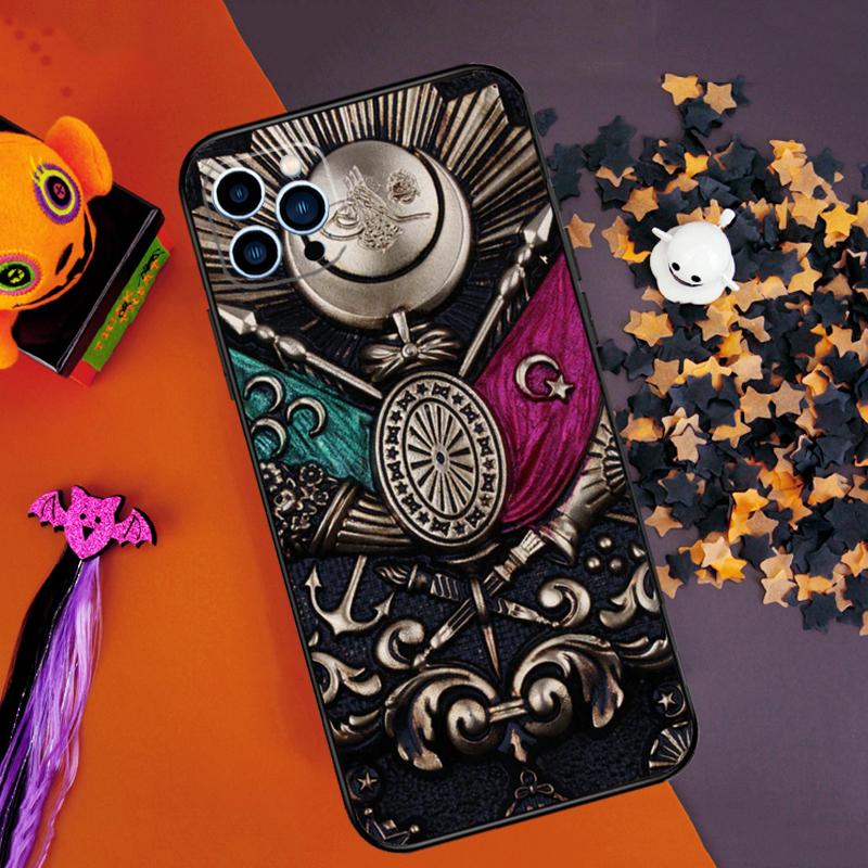 

Ottoman Empire Coat Bumper Case For iPhone 15 16 14 Pro Max 11 12 13 Pro Max Mini XR 16e 16 15 Plus Phone Cover iPhone 16 Plus