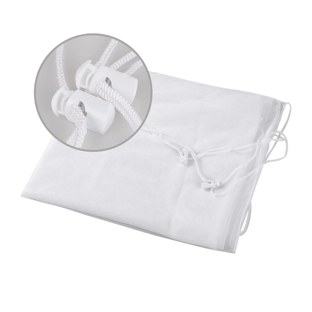 Stroller Mosquito Insect Repellent Sunshade Net for Twins and Pollen Easy Heatstroke Outdoor Outings Net, Doubles, High-Density Mesh, Foldable,