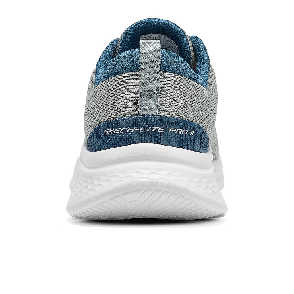 Skechers Air Cooled Memory Foam Comfortable Versatile Walking Shoes Men Sneaker Gray 233184-GYBL