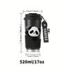Insulated SUS316 Ceramic Stainless Steel Panda Coffee Mug BPA FREE Travel Mug 520ml 17oz Free Carry Freesip and Spout Twist On Lid Best Cup