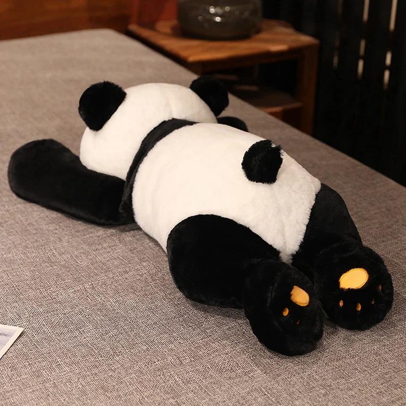 60 cm-120 cm Riesenpanda Plüschtiere Weiches Schlafkissen Cartoon Tier Bär Gefüllte Babypuppe Klassische Kindergeburtstag Weihnachtsgeschenke