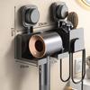 No Punching Hair Dryer Holder Wall Mounted Hairdryer Organizer Box New Wall Dryer Cradle  Bathroom
